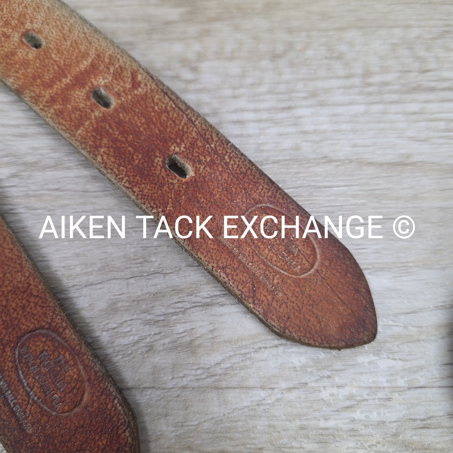 The Tackeria Buffalo Stirrup Leathers, Brown, 60"