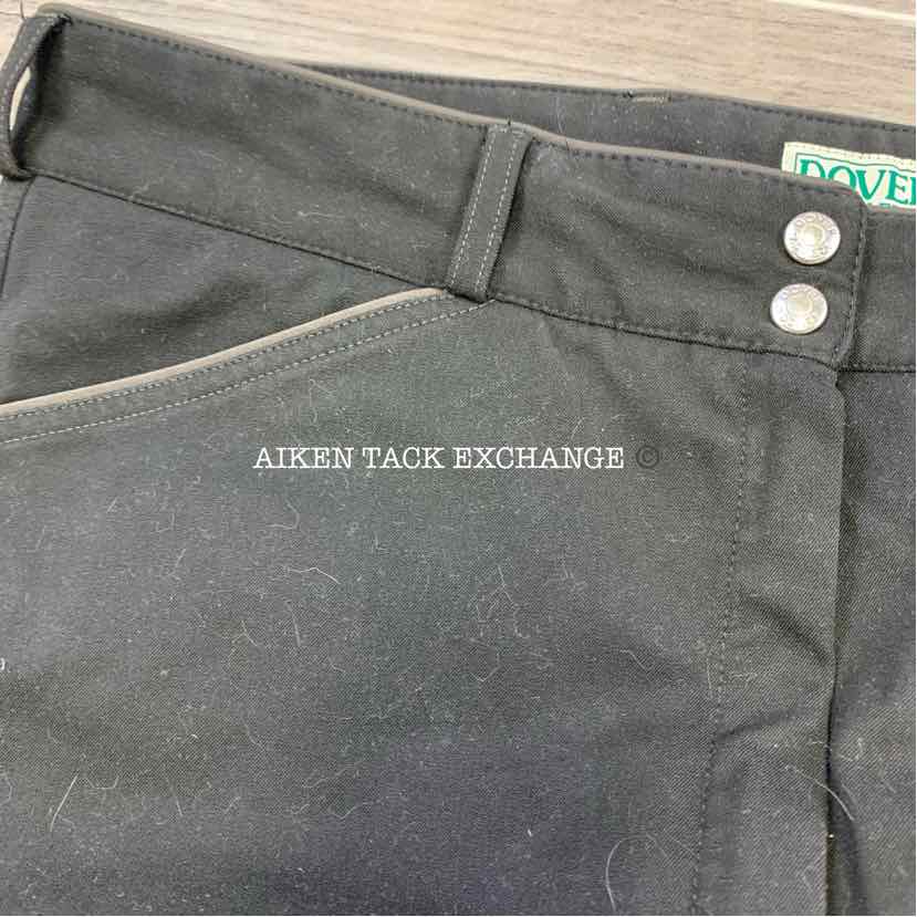 Dover Saddlery Wellesley Front Zip Knee Patch Breeches, Size 36