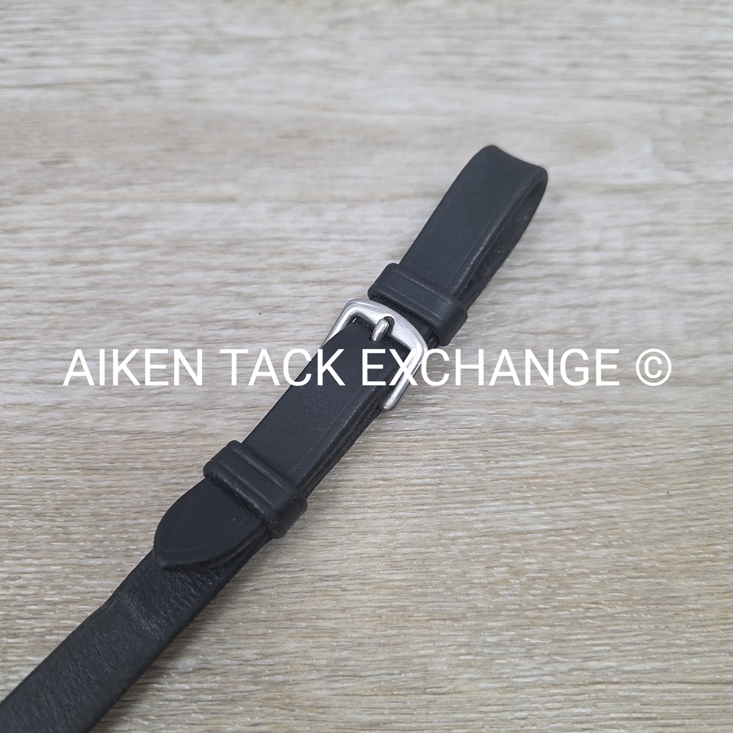 Artemis Rubber Reins, Black, Size Full