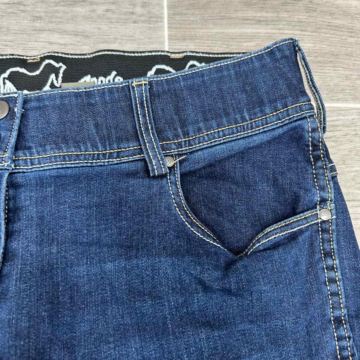 Goode Rider Denim Full Seat Breeches, Size 34