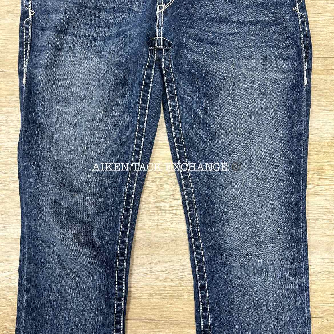 Ariat Mid Rise Straight Cut Jeans, Size 27 Short