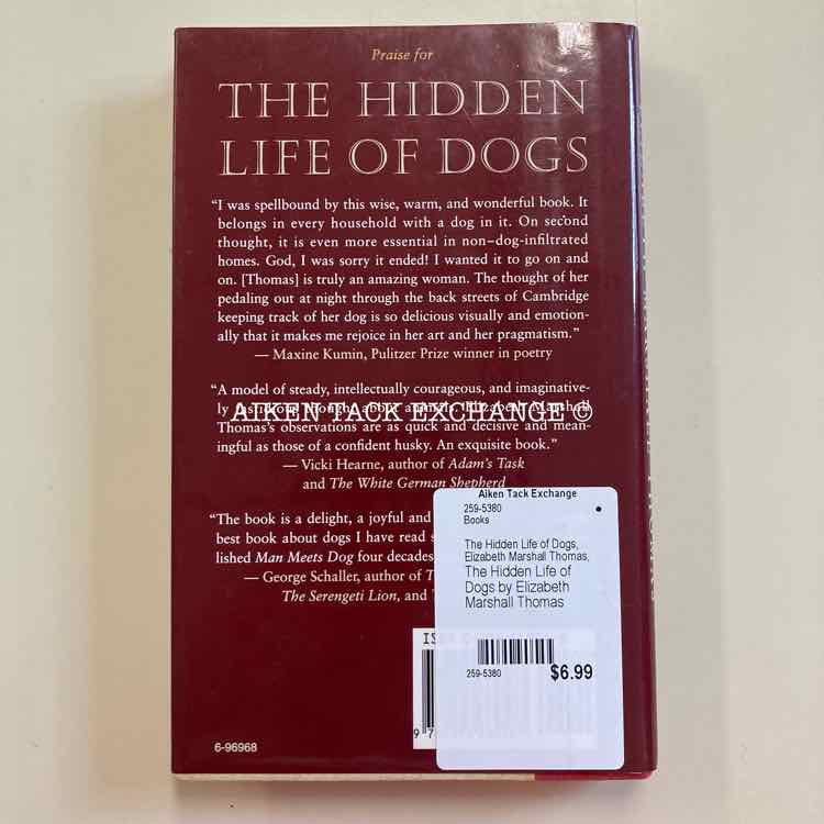 The Hidden Life of Dogs by Elizabeth Marshall Thomas