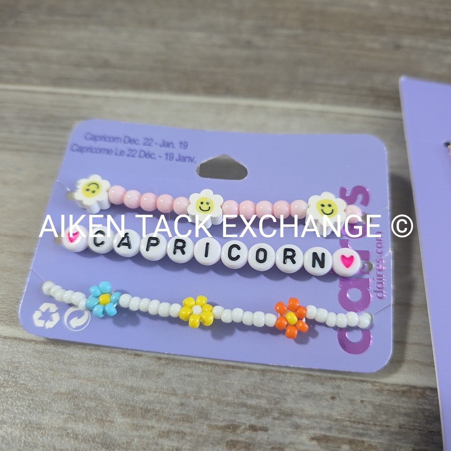 Claire's Capricorn Bundle - 3 Bracelets, 1 Necklace