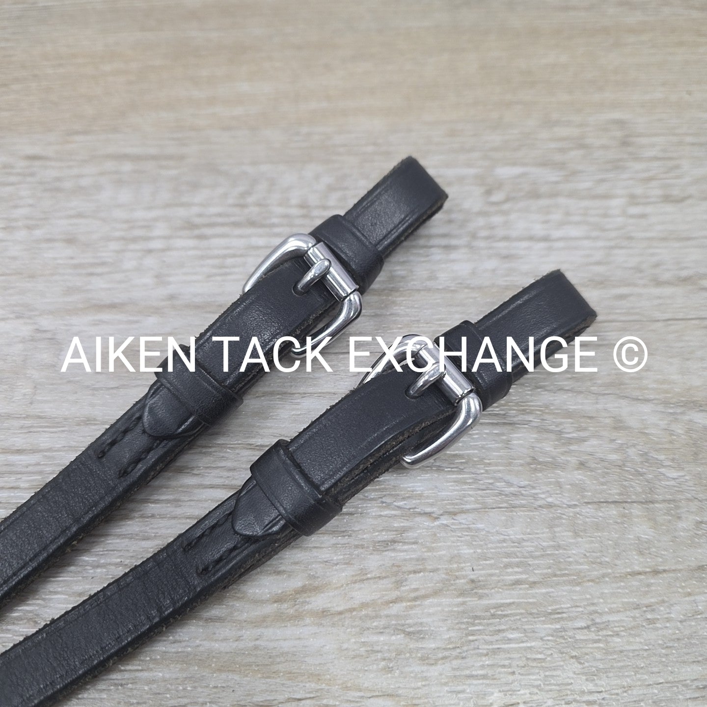 Rubberized Grip Reins with Hand Stops, Black, 60"