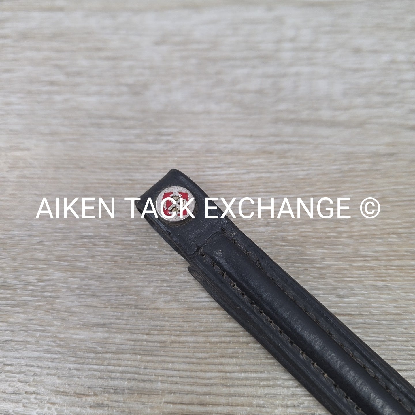 Courbette Padded Plain Raised Browband, Black, 15"
