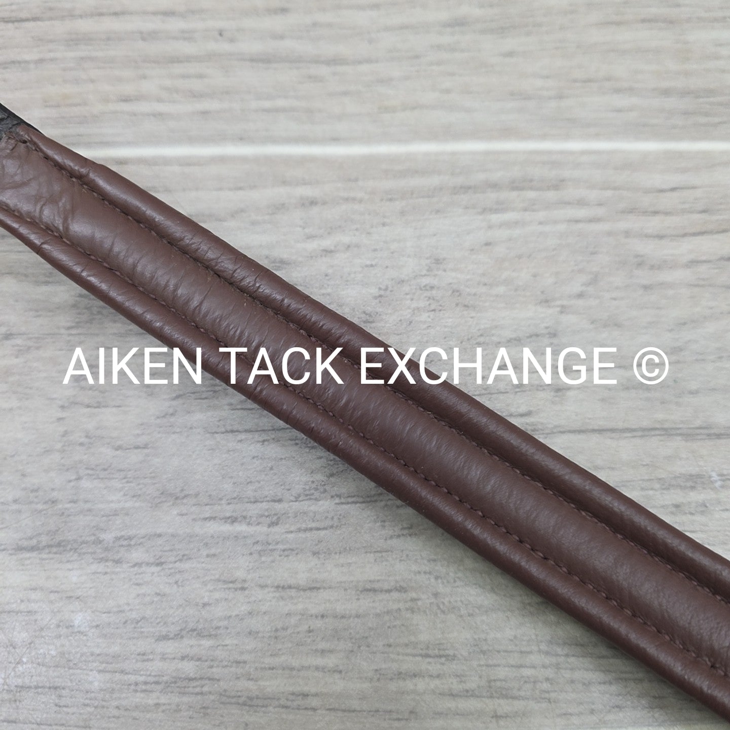 Padded Browband, Brown, 14.5"