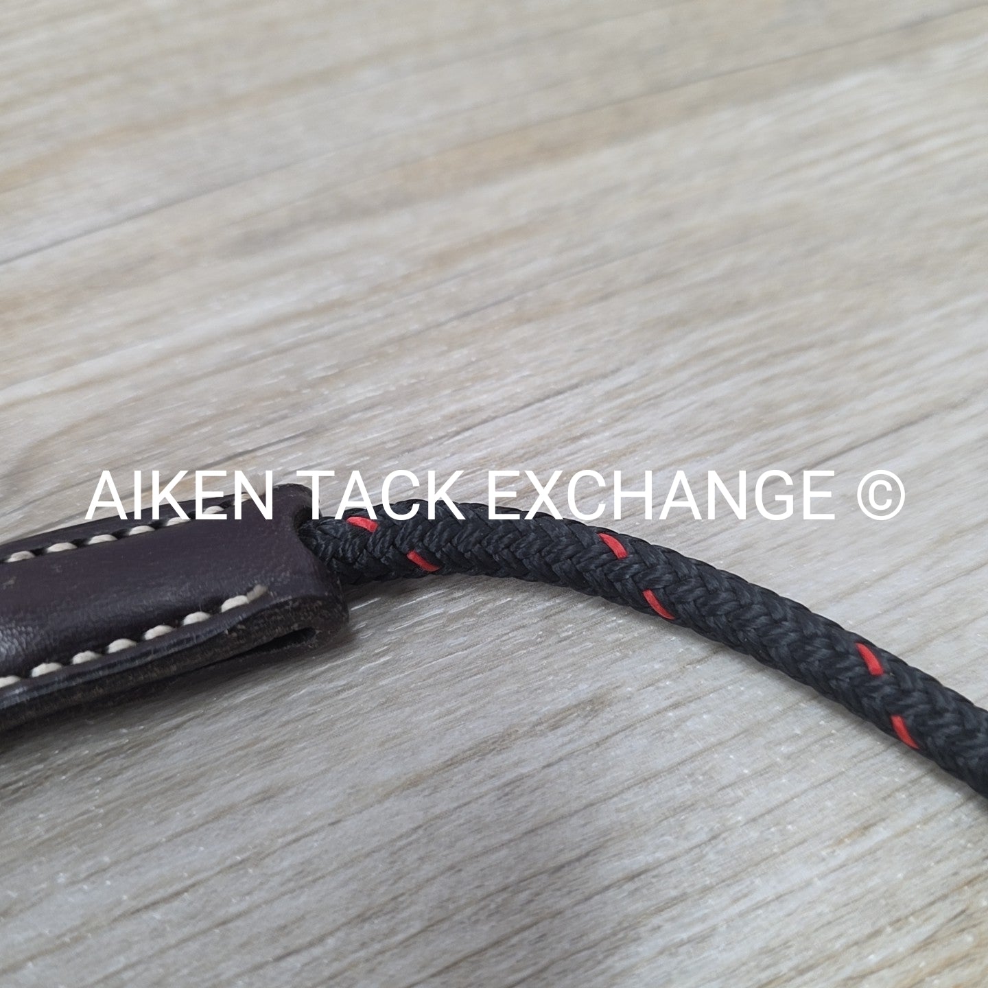 Walsh Leather Draw Reins with Rope, Size Full