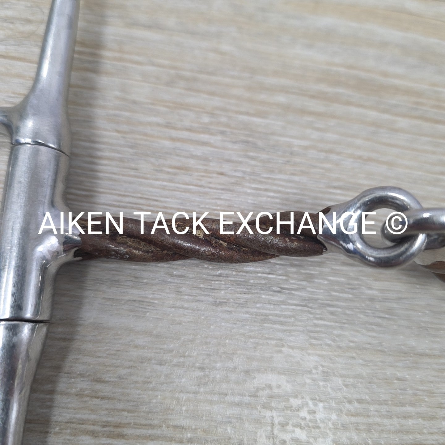 Myler Single Joint Copper Twisted Wire Full Cheek Bit 5"