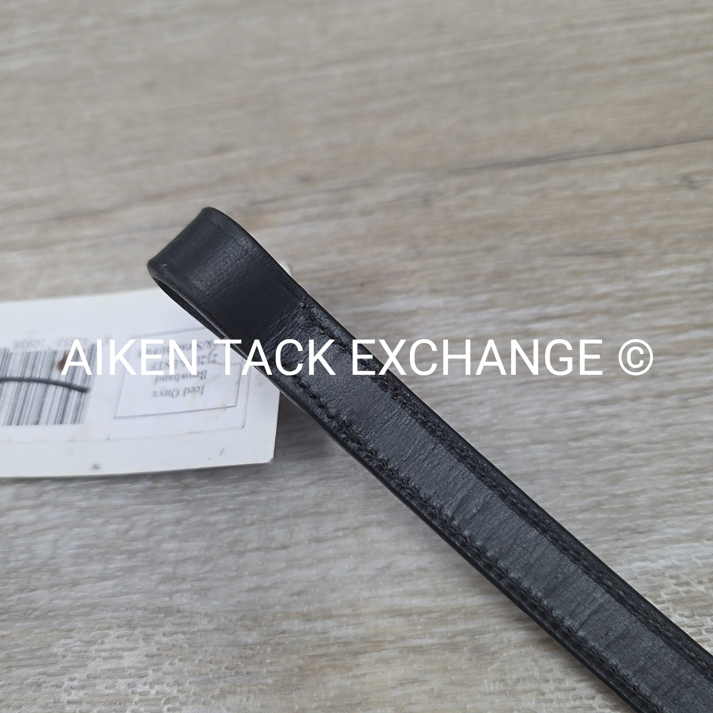 Grewal Equestrian Iced Onyx Browband, Black, Size Full