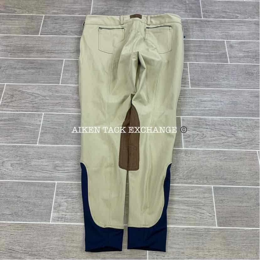 Dover Saddlery Wellesley Knee Patch Breeches, Size 30