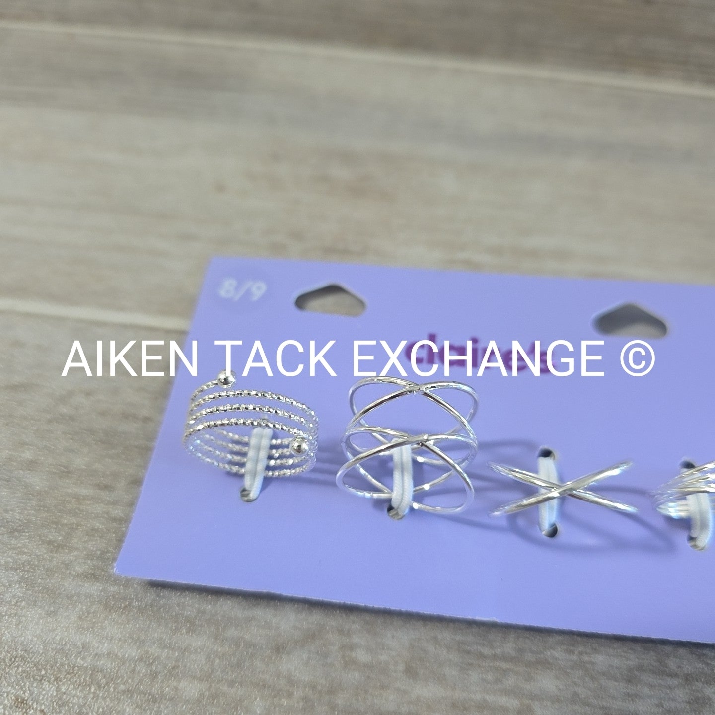 Claire's Ring Set (4) - Size 8/9