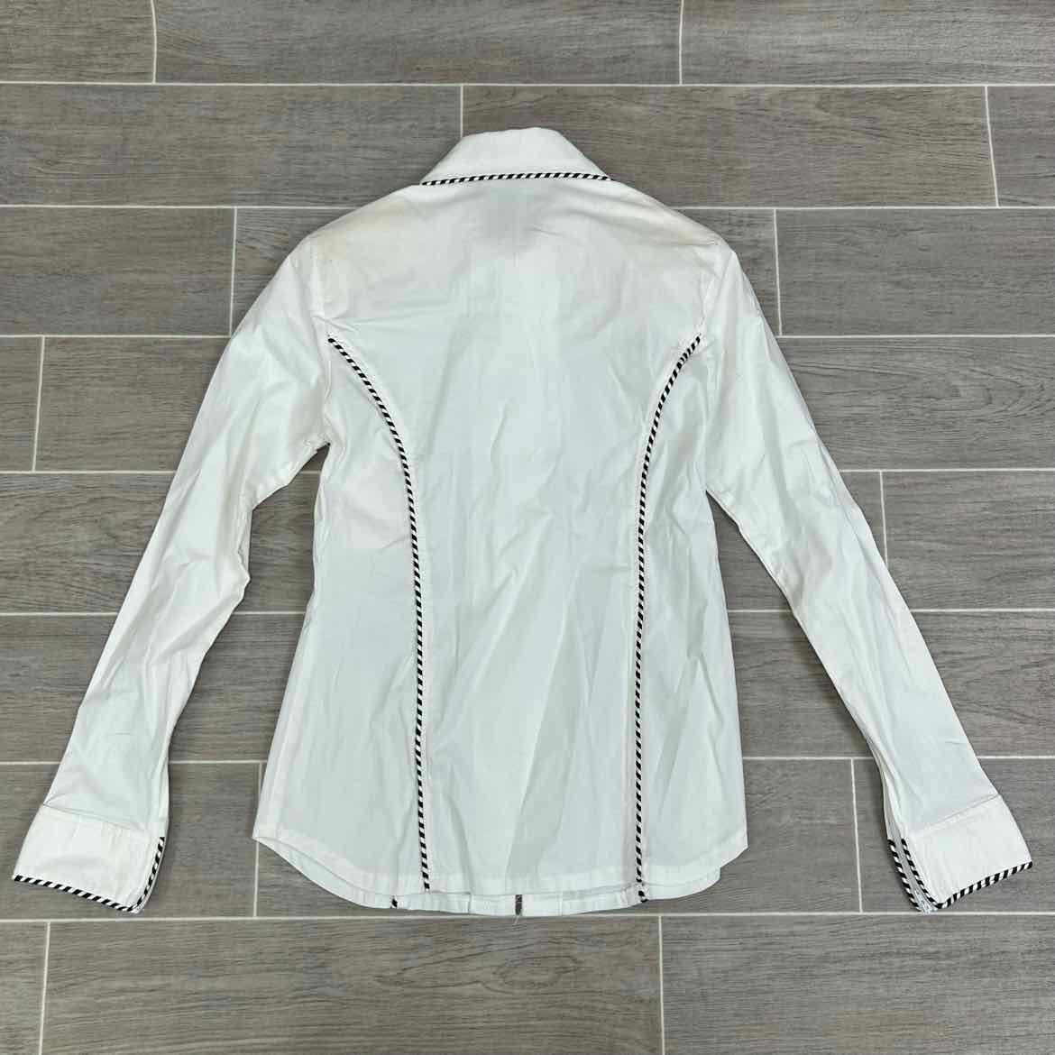 Show Diva Designs Long Sleeve Western Show Shirt, Size Small
