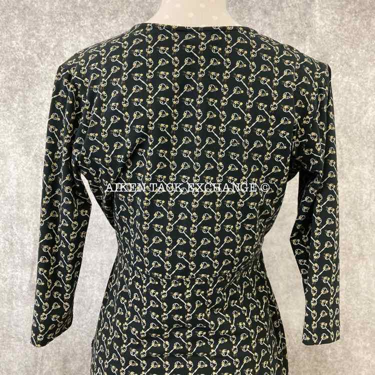 Kerrits EQL Inspired Jersey Dress, Black Lattice Bit, Size 2X