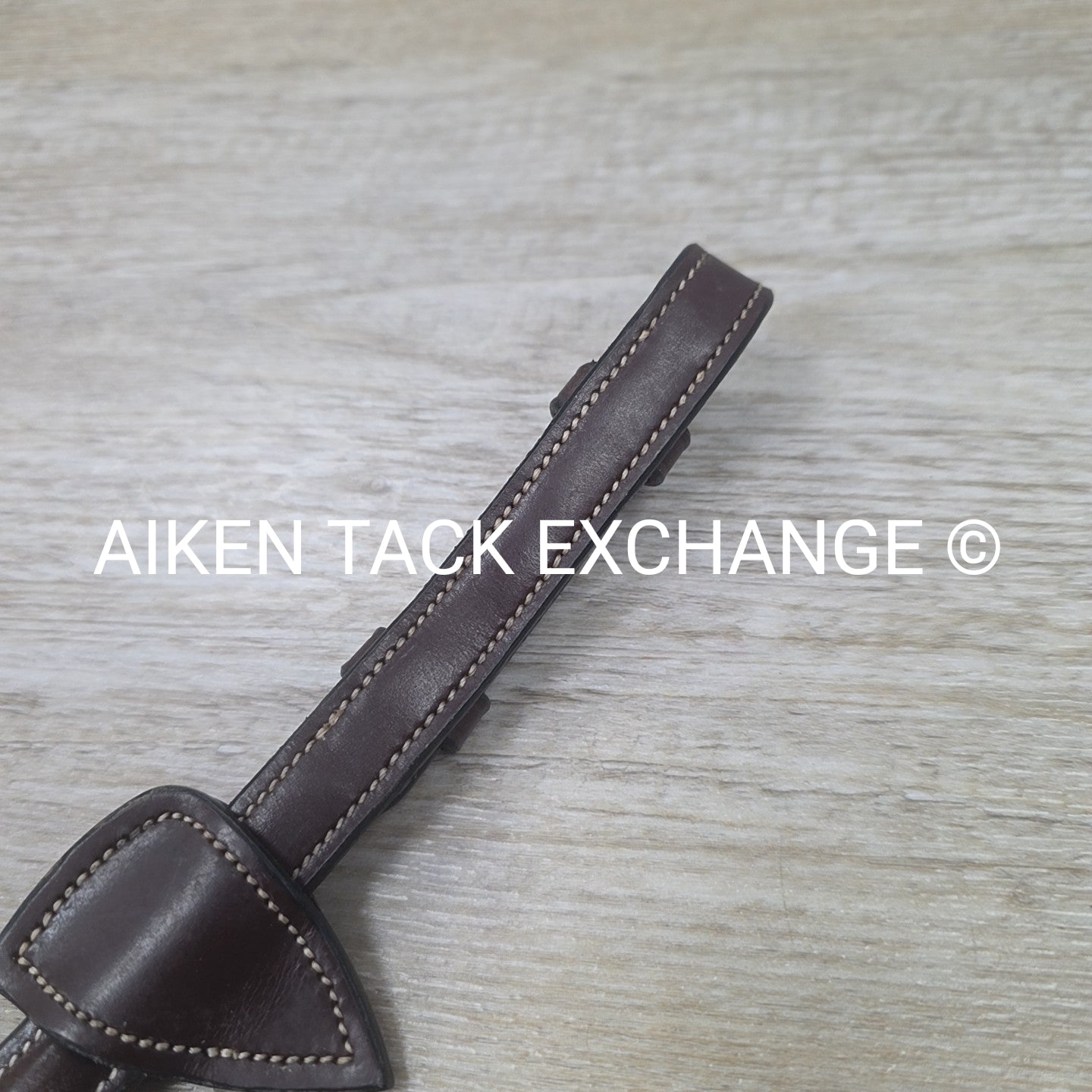Dy'on Fancy Stitched Cotton Web Reins, Brown, Size Full