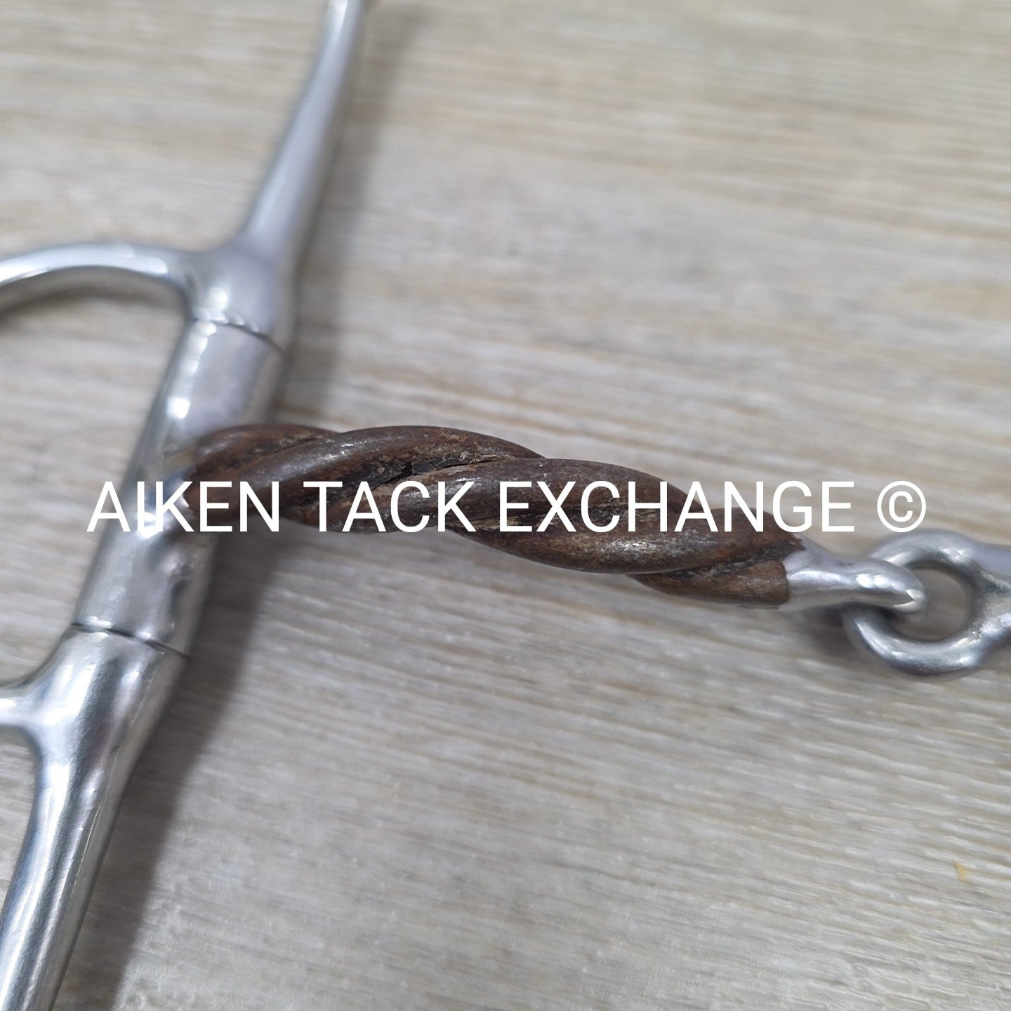 Myler Single Joint Copper Twisted Wire Full Cheek Bit 5"