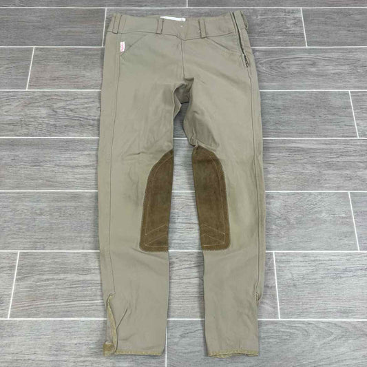 Tailored Sportsman Trophy Hunter Knee Patch Breeches, Size 14