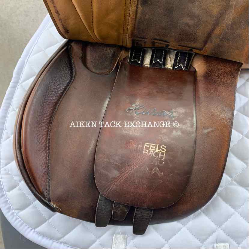 **SOLD** Courbette Husar All Purpose Saddle, 17" Seat, Medium Narrow Tree, Foam Panels