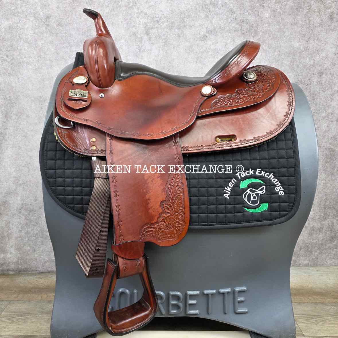 Big Horn 1681 Haflinger Western Saddle, 16" Seat, Wide Plus Tree