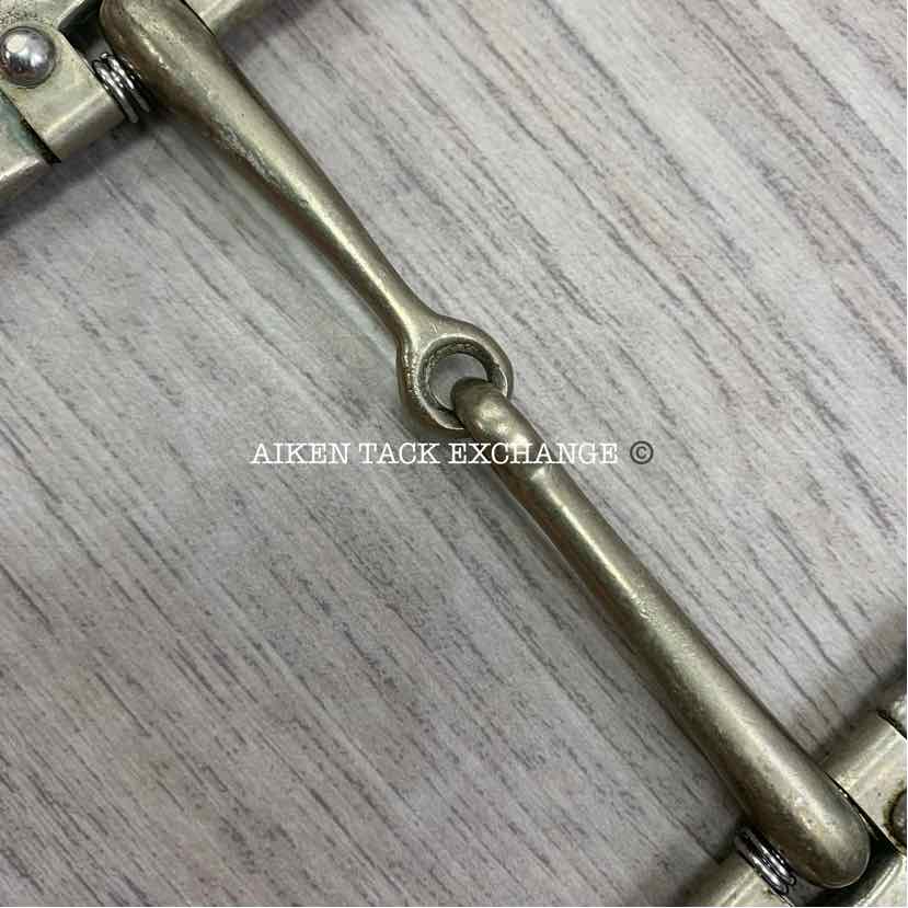 Single Jointed Leather Covered Cheek Long Shank Elevator Bit 5"