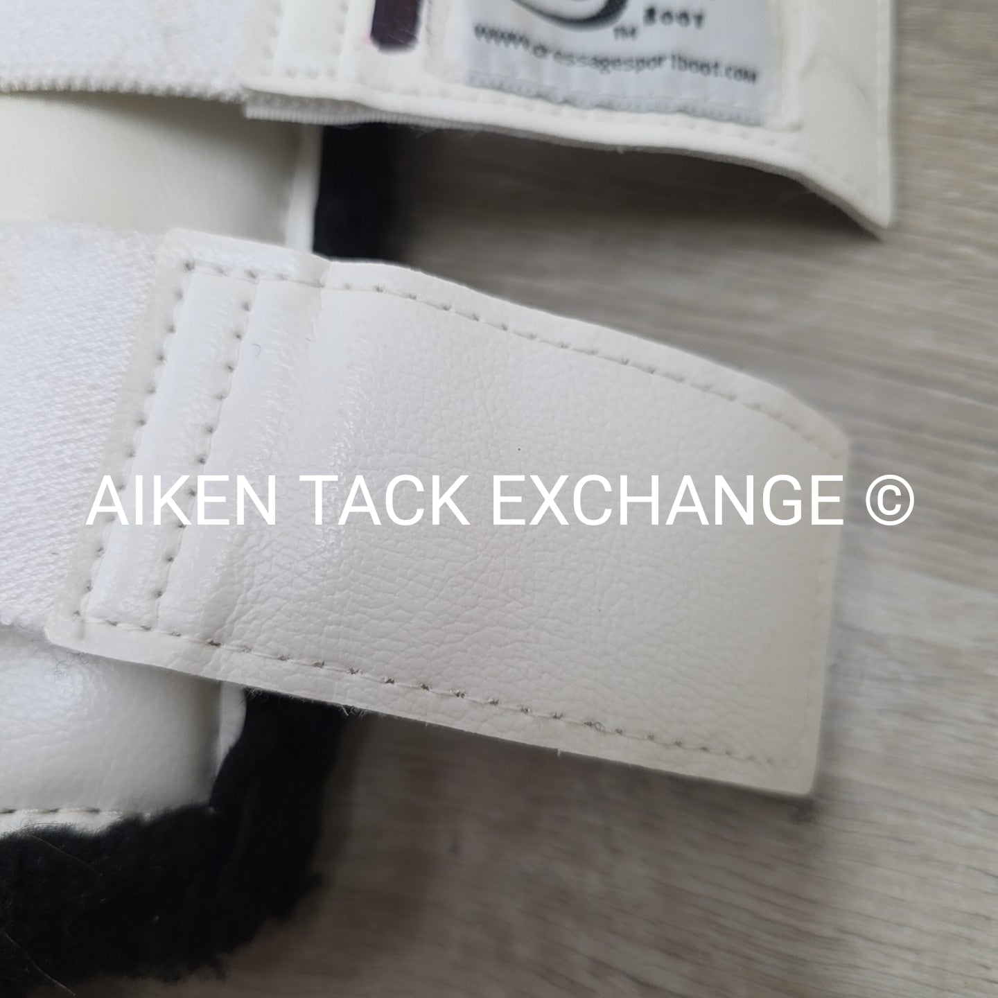 DSB Dressage Sport Boots Original, White/Black, Size Medium