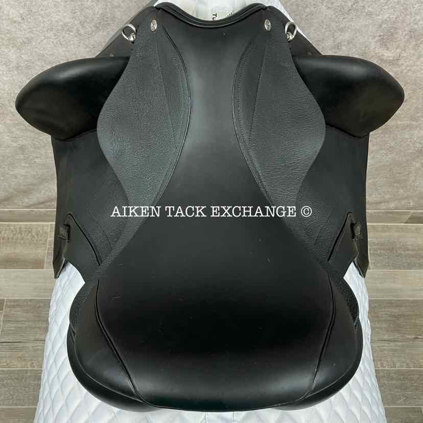 2023 Aviar Rook 2.0 Monoflap Dressage Saddle, 17.5" Seat, Adjustable Tree, Foam Panels
