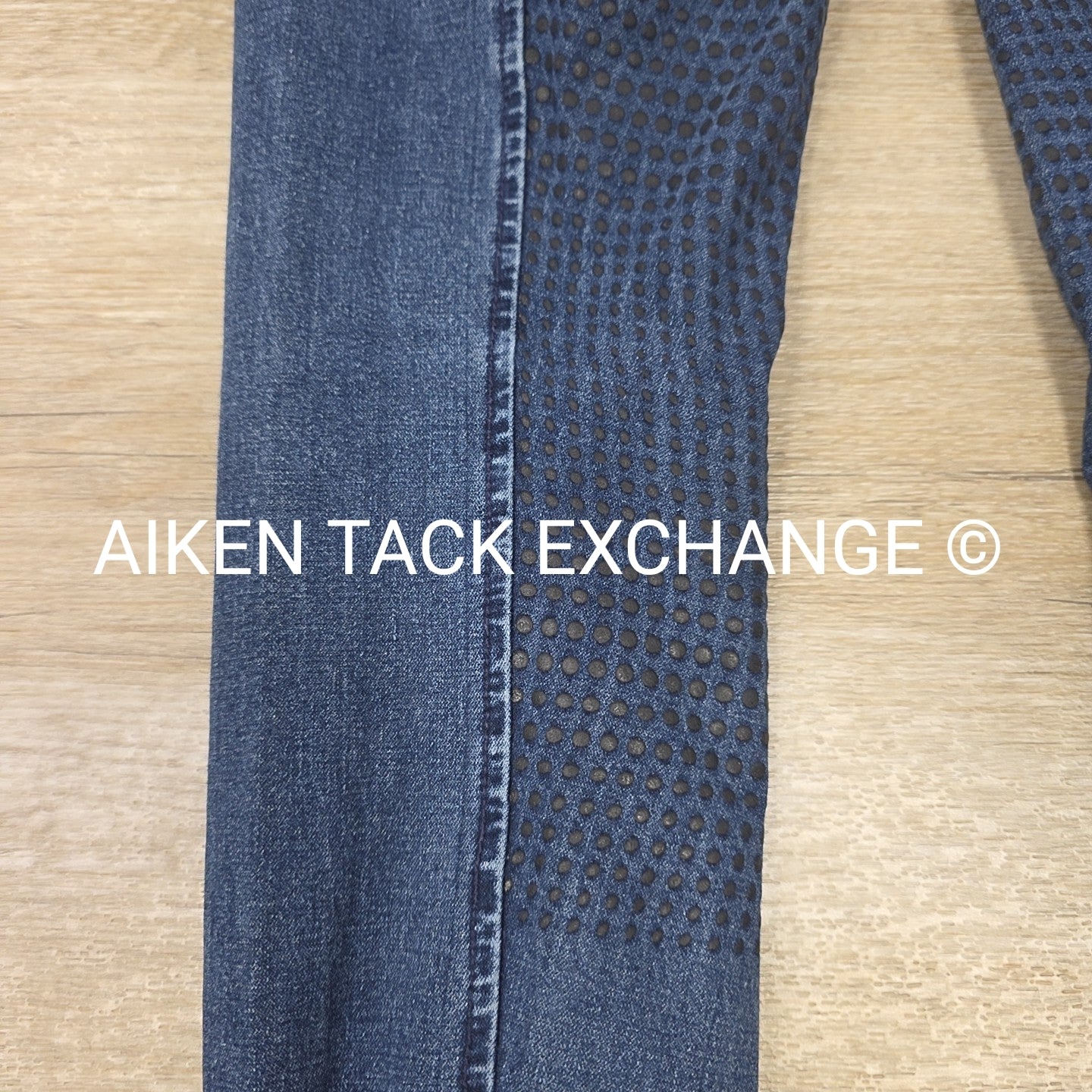 Horze Silicone Grip Full Seat Denim Breeches, Women's 24