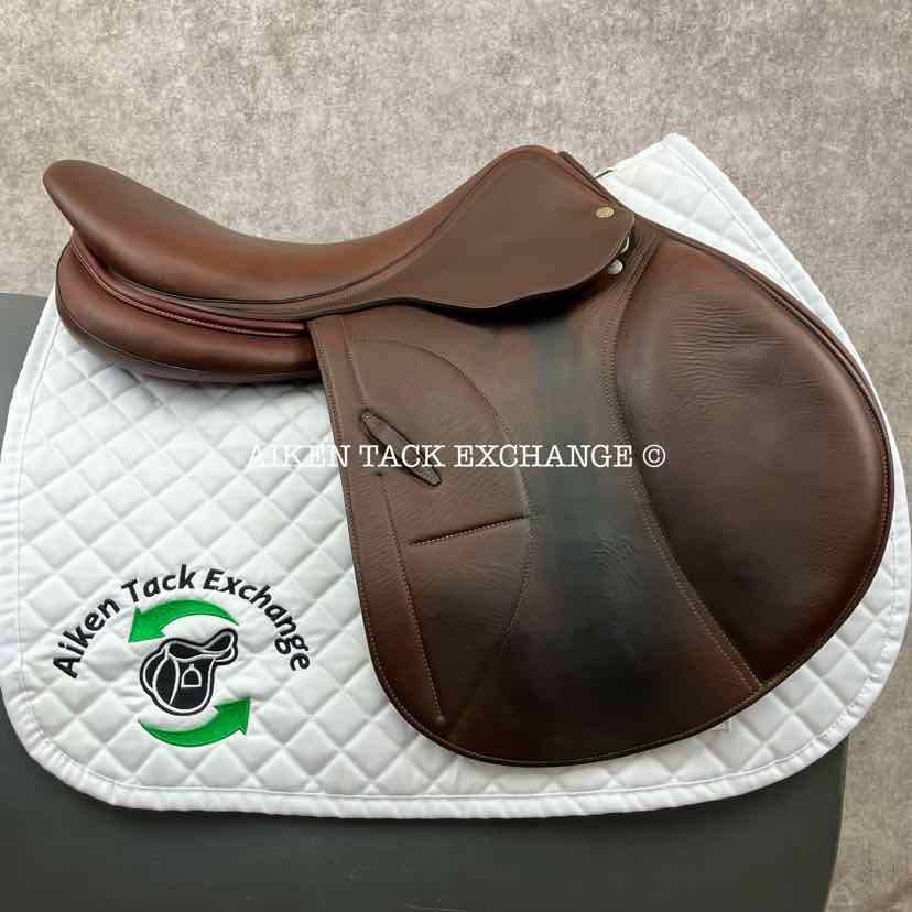 2020 Arion J3 Close Contact Jump Saddle, 17.5" Seat, 3A Flap, Medium Wide Tree, Shoulder-Free Panels, Full Buffalo Leather