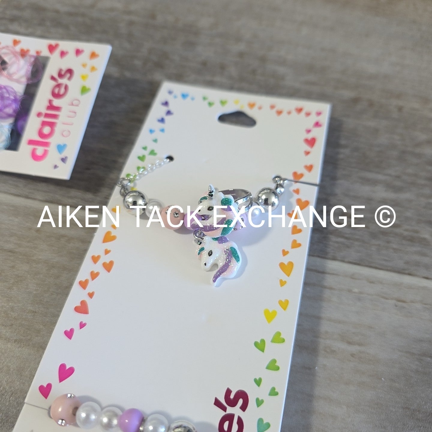 Claire's Club Bundle - 2 Hair Clips, 3 Necklaces, 1 Jewelry Set