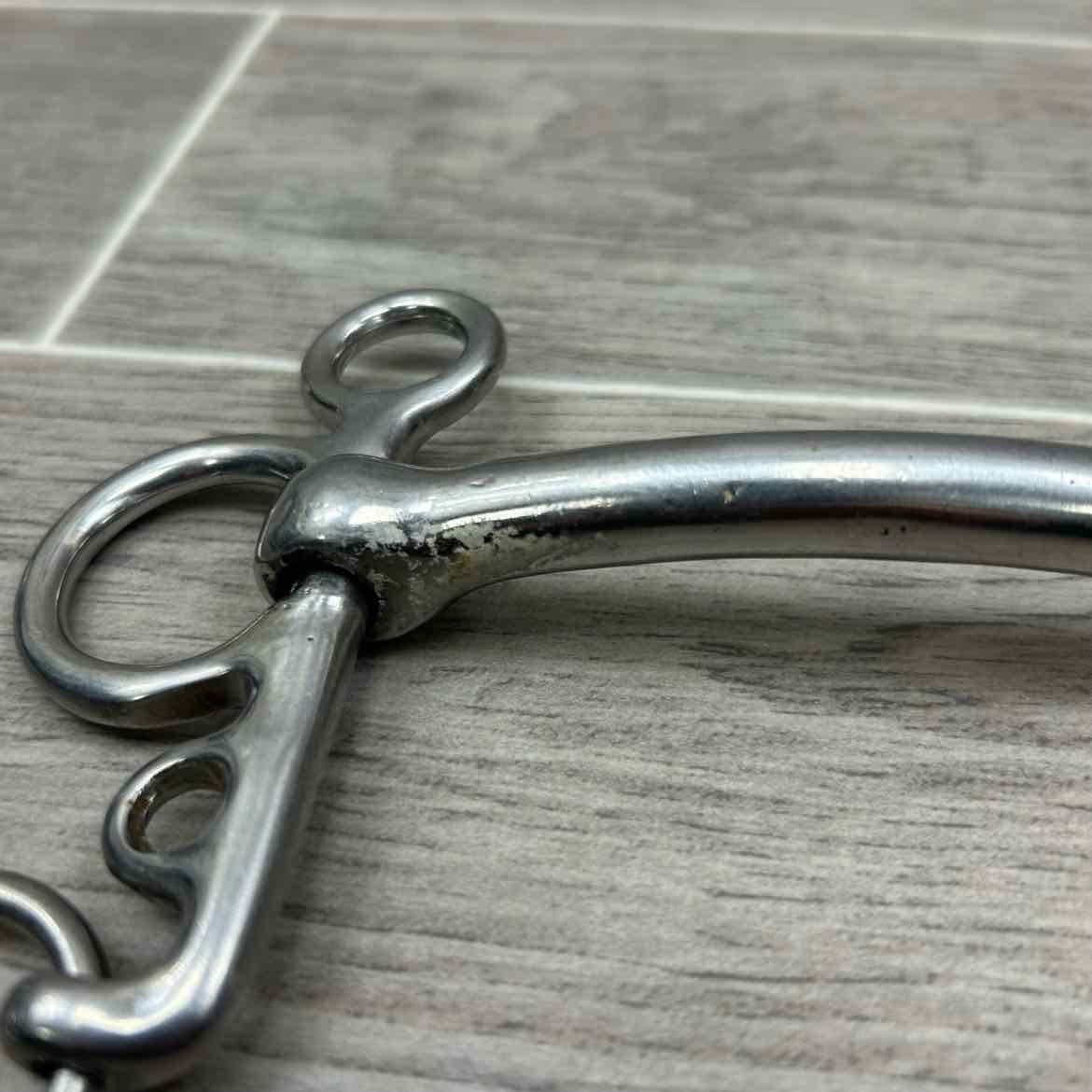 Mullen Mouth Pelham Bit 4.75' (No Hooks & Curb Chain)
