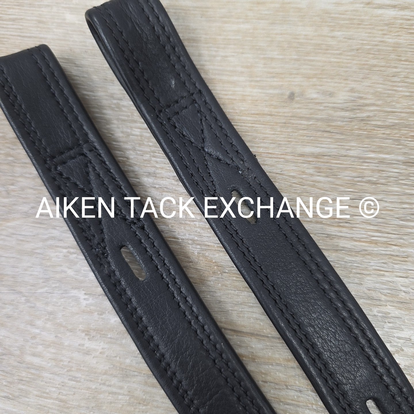 Webber Single Strap Stirrup Leathers, Black