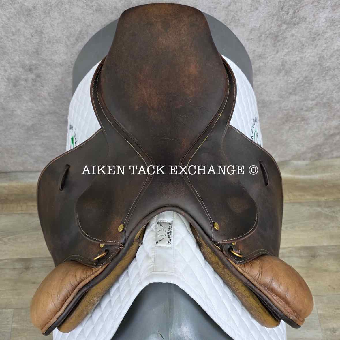 Collegiate Ruiz Diaz Close Contact Jump Saddle, 17" Seat, Medium Tree, Foam Panels