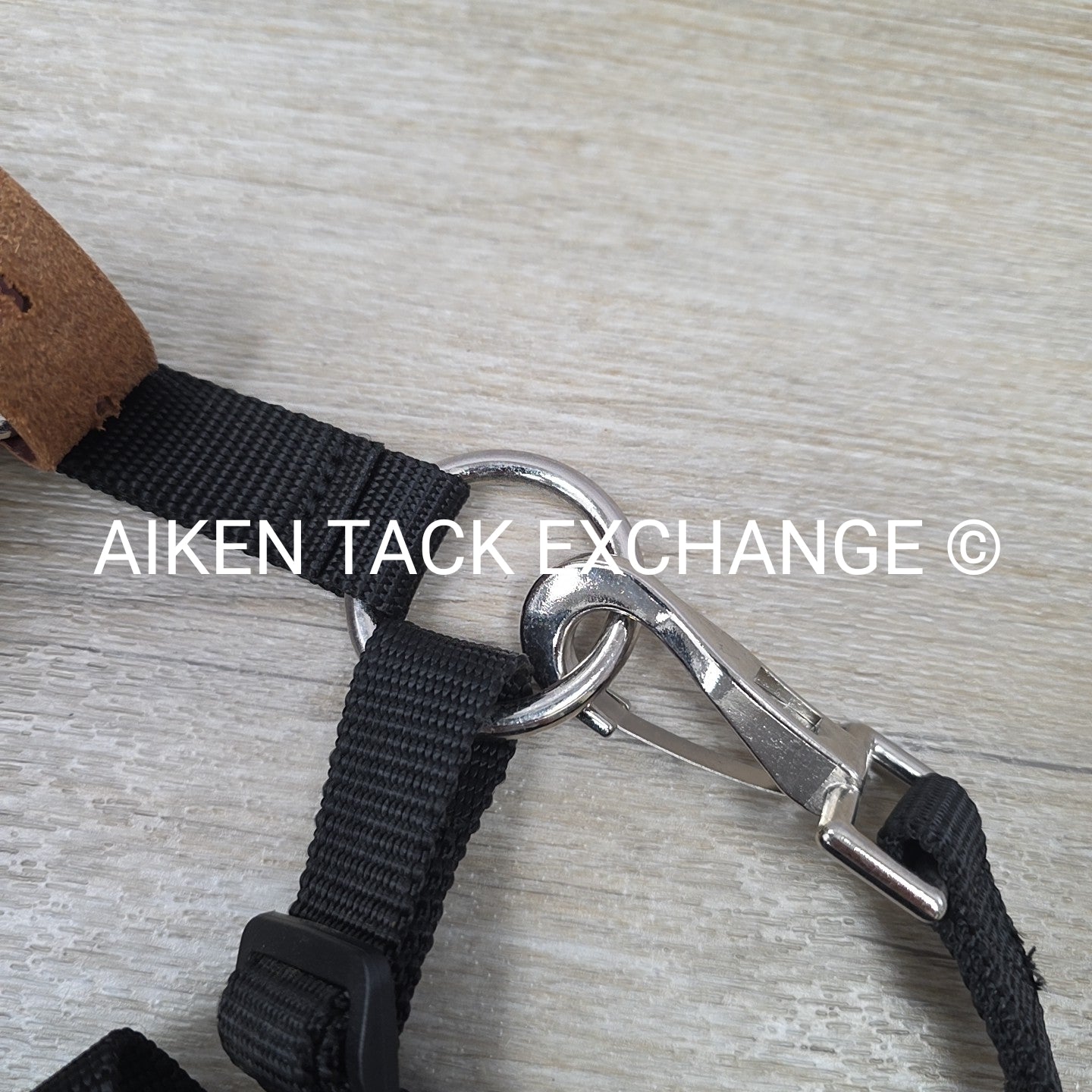 Grazing Muzzle with Leather Crown, Size Medium