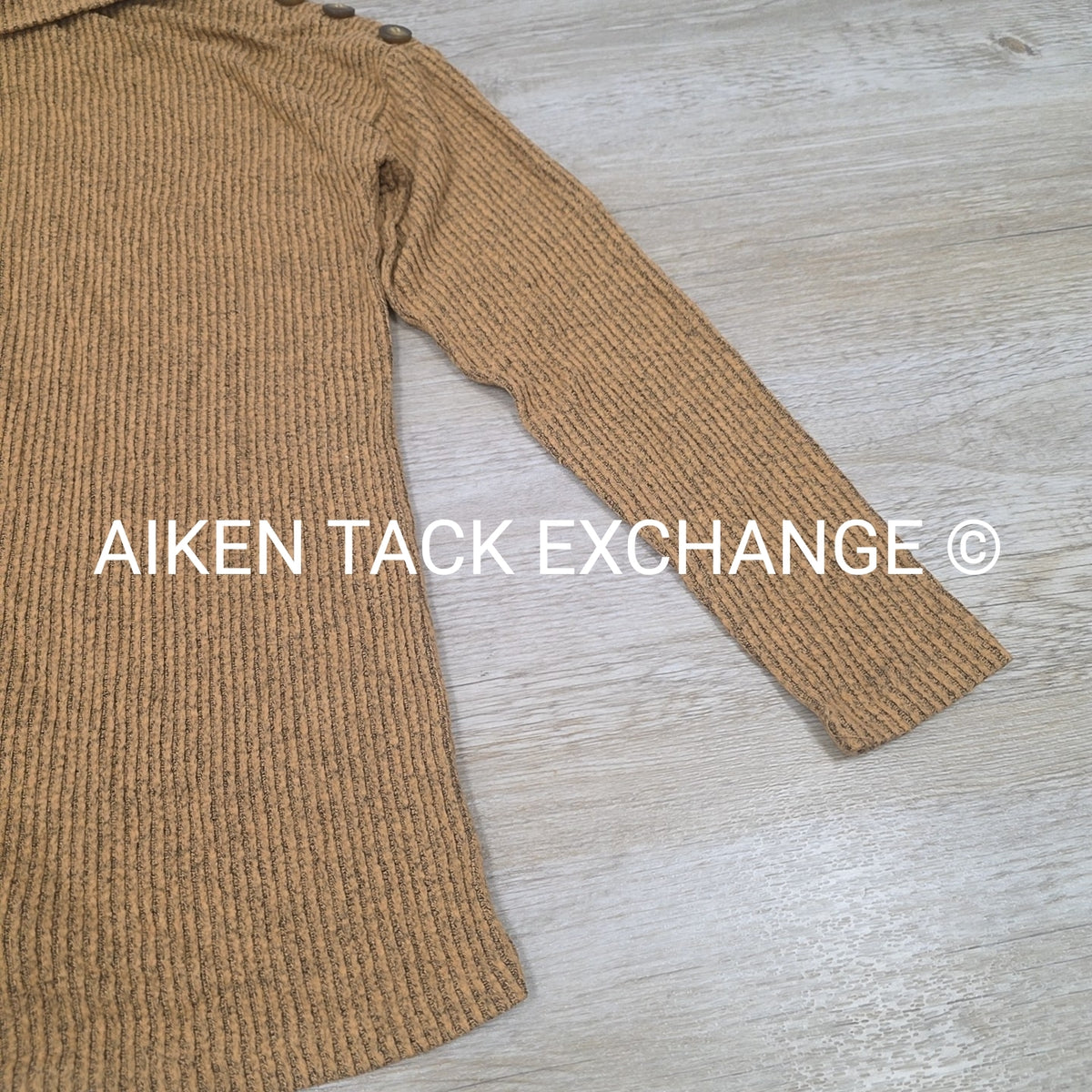 Joan Vass Long Sleeve Top, Size Small