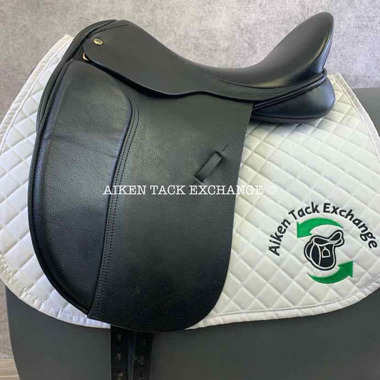 **On Trial** 2011 Black Country Eloquence Dressage Saddle, 18" Seat, Medium Wide Tree, Wool Flocked Panels