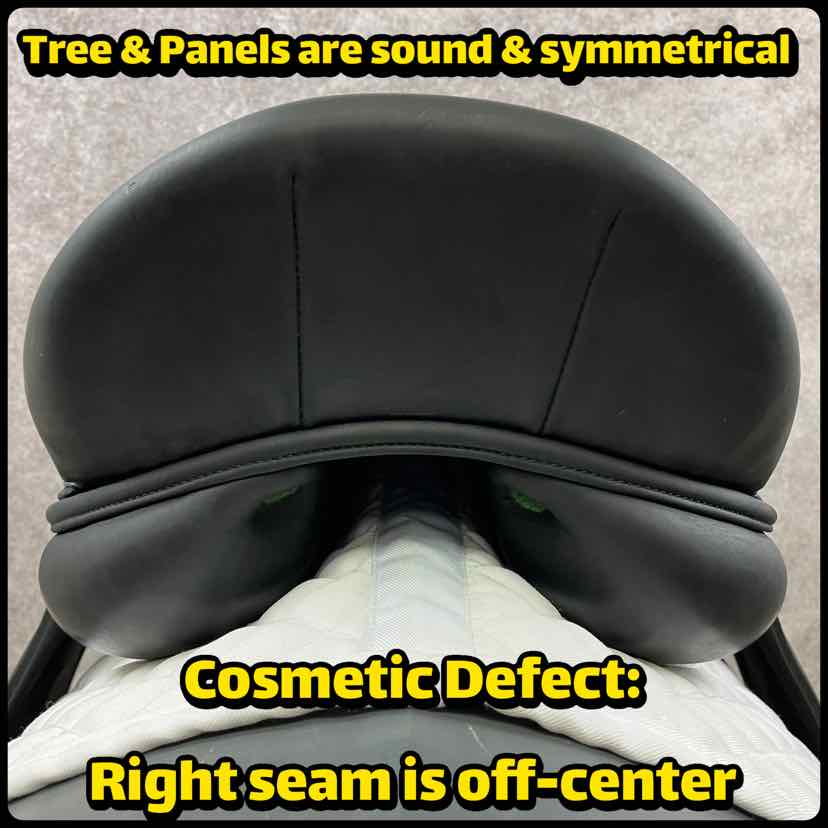 2013 Devoucoux Makila Monoflap Dressage Saddle, 18" Seat, 3A Flap, Medium Wide Tree, Foam Panels, Full Buffalo Leather