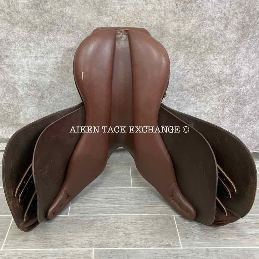 Lancers Close Contact Jump Saddle, 17" Seat, Medium/Medium Wide Tree, Foam Panels