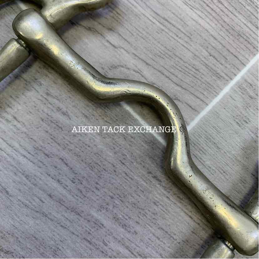Nickel Mullen Mouth Uxeter Kimberwick Bit 5"