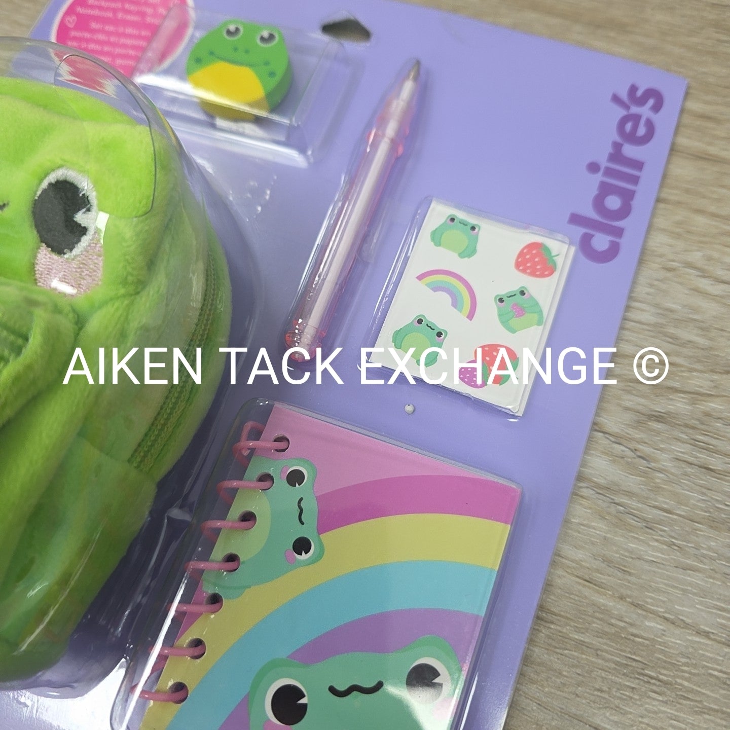 Claire's Bag Charm Keyring Stationery Set