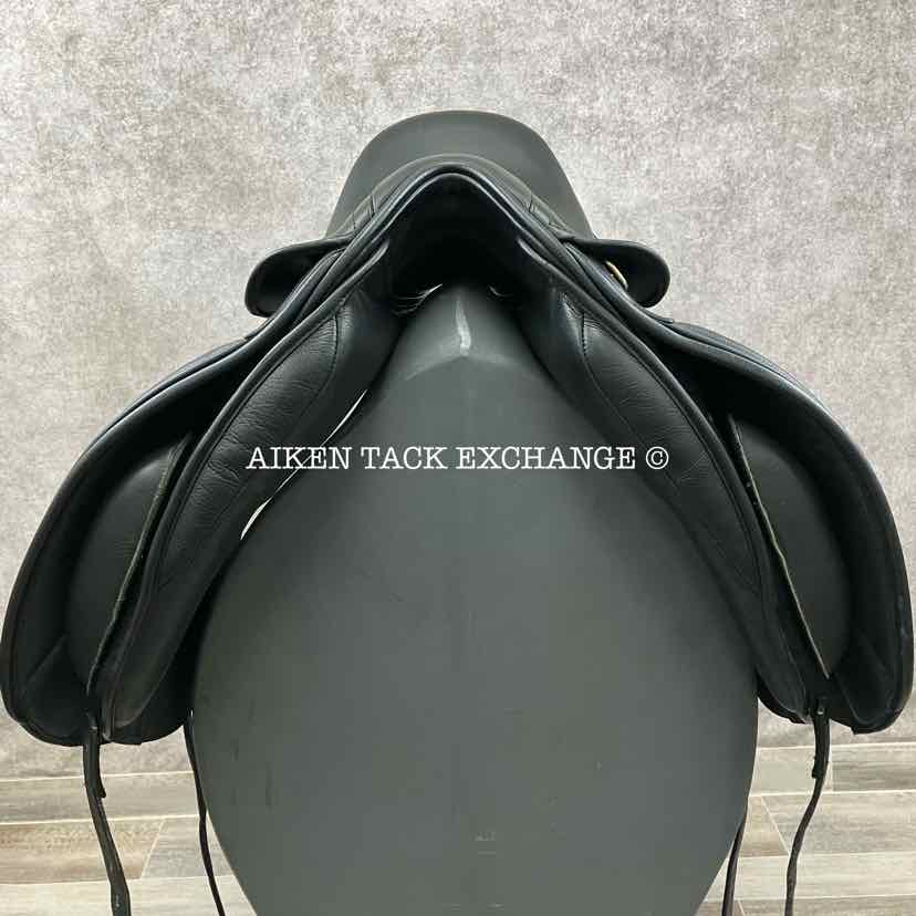 Kent & Masters MDM S-Series Standard Wither Moveable Block Dressage Saddle, 17.5" Seat, Adjustable Tree - Changeable Gullet, Wool Flocked Panels