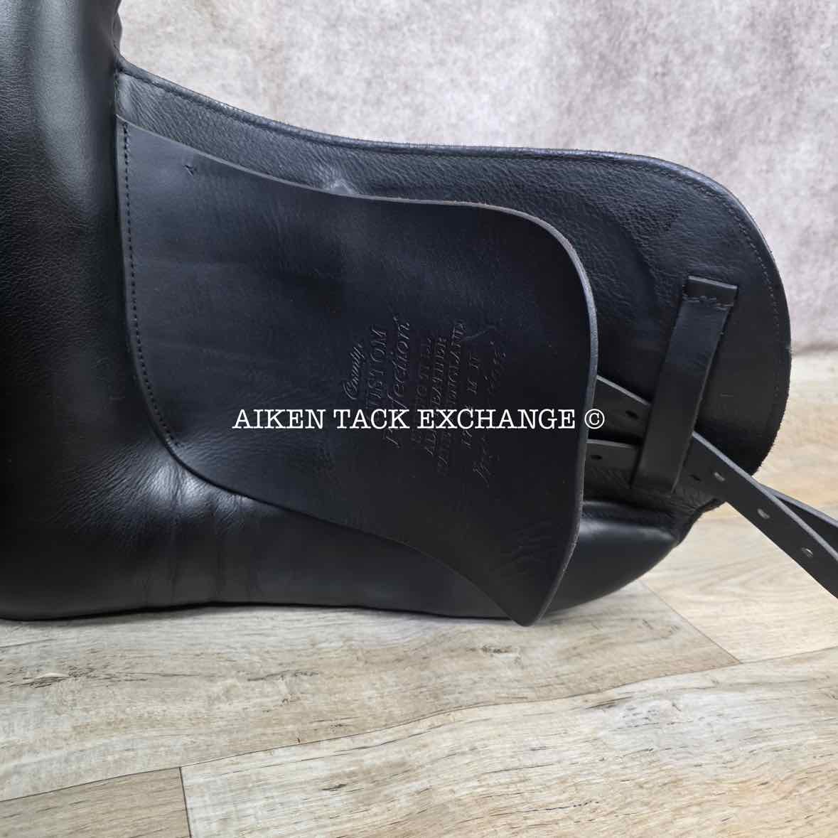 2018 County Inspiration Dressage Saddle, 17.5" Seat, Medium Narrow Tree, Wool Flocked Panels