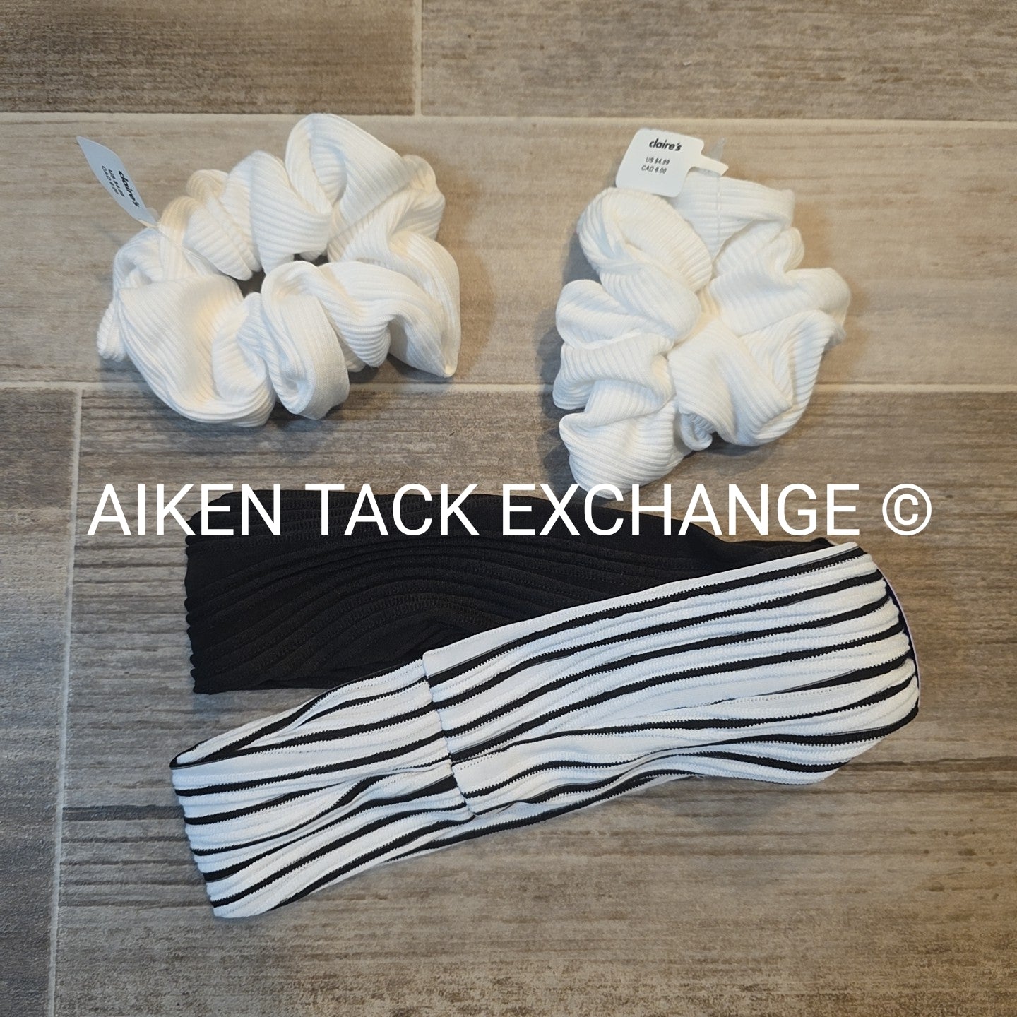 Claire's Hair Bundle - 2 Scrunchies, 2 Headbands