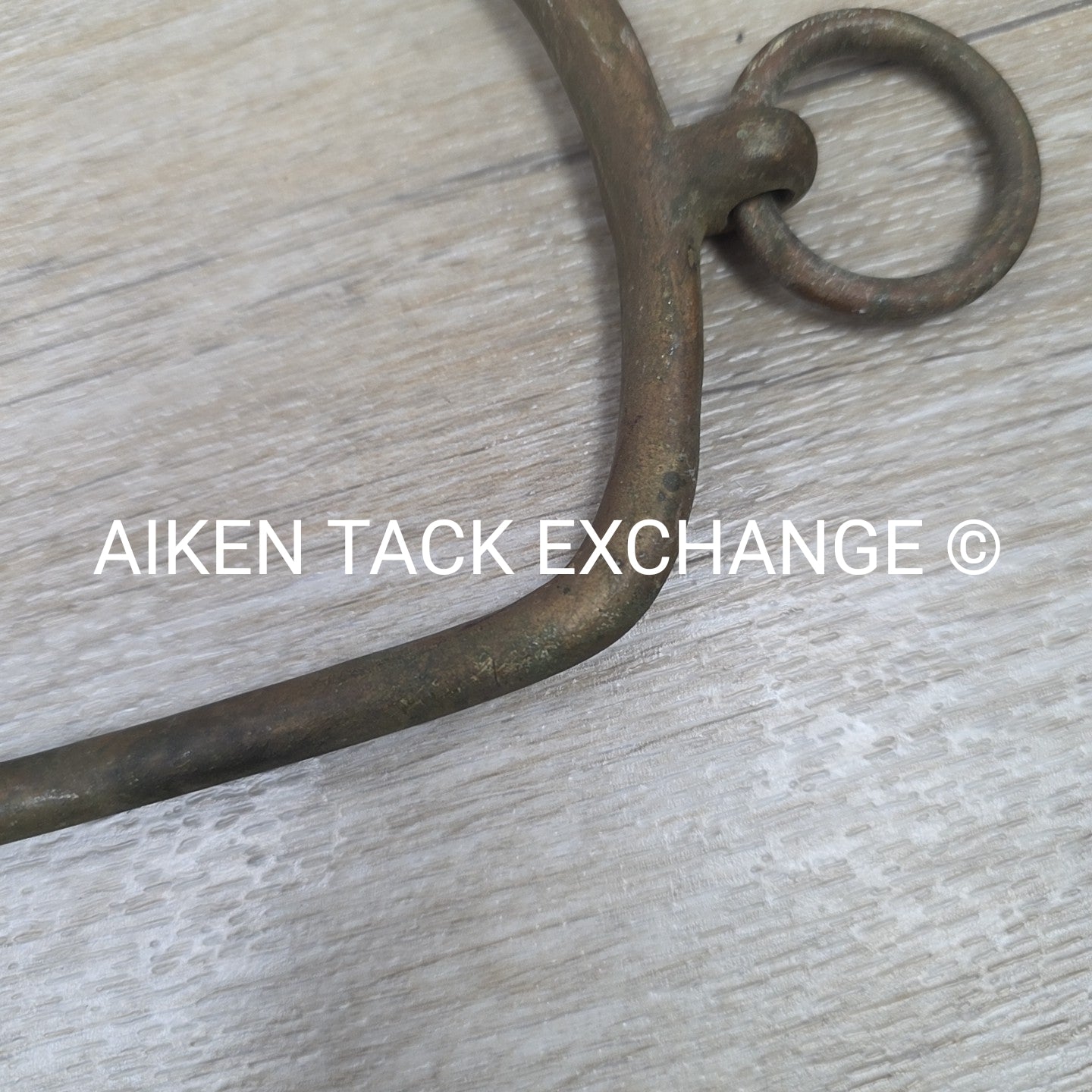 Chifney Anti Rearing Lead Bit, Straight Mouth, Solid Brass