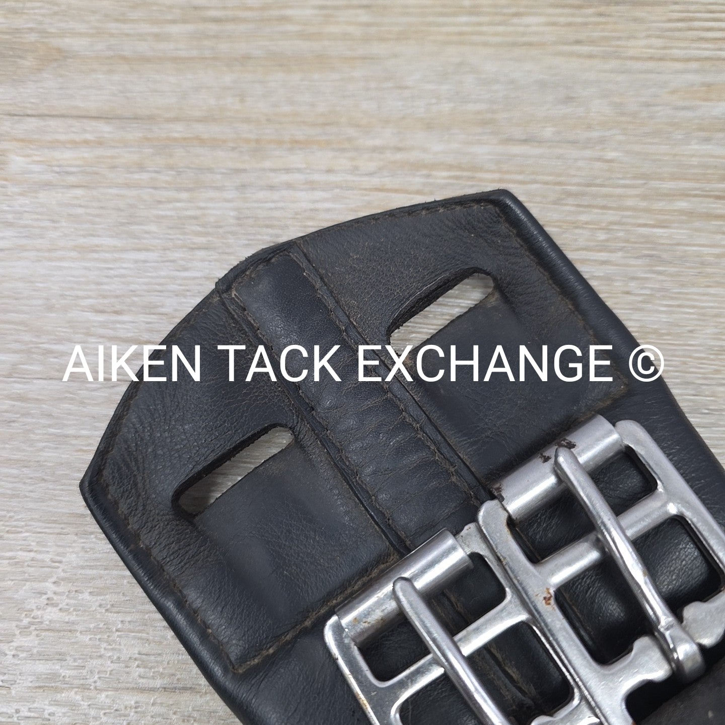 Trilogy Padded Leather Contour Girth, Black, 24"