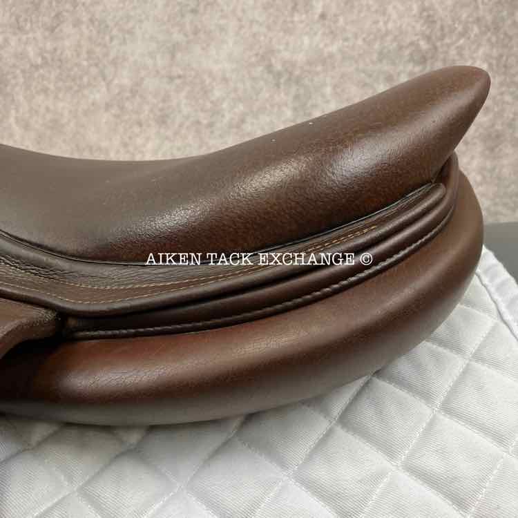 2009 CWD SE04 Monoflap Jump Saddle, 17.5" Seat, 3A Flap, Medium Wide Tree, Foam Panels, Full Buffalo Leather