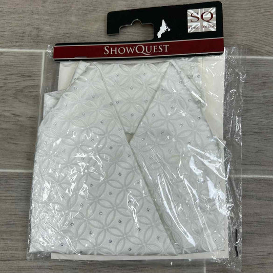 Showquest Pre Tied Stock Tie, Adult, Brand New