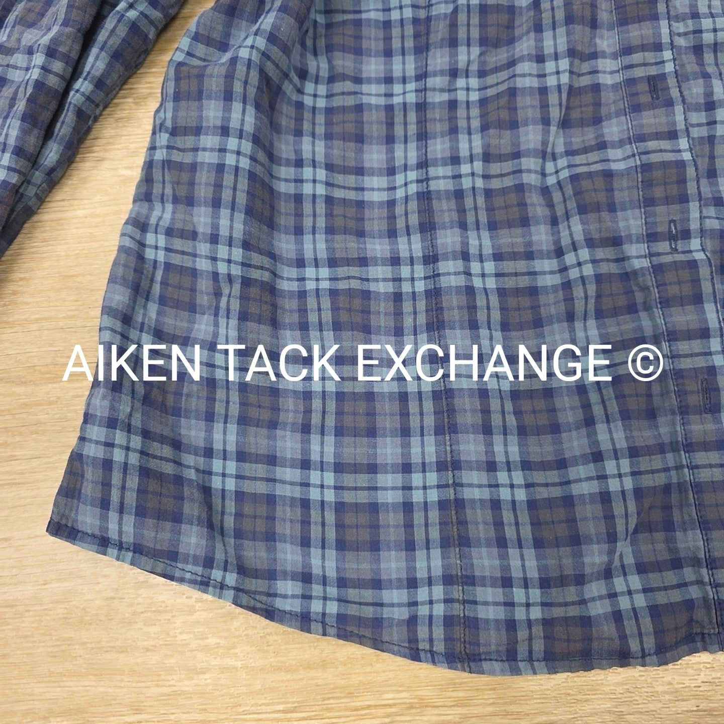 Bit & Bridle Button Up Lightweight Flannel, Women's XLarge