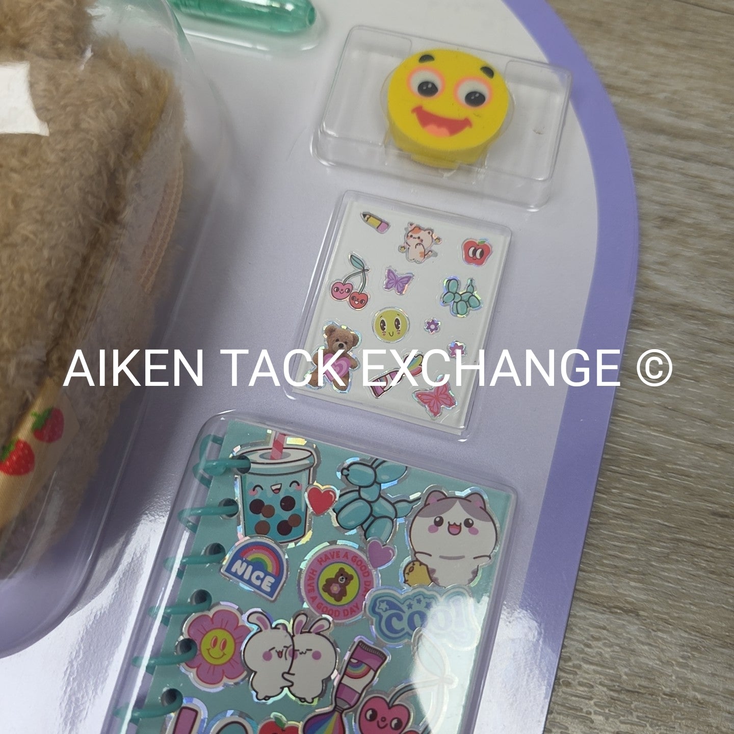 Claire's Bag Charm Keyring Stationery Set