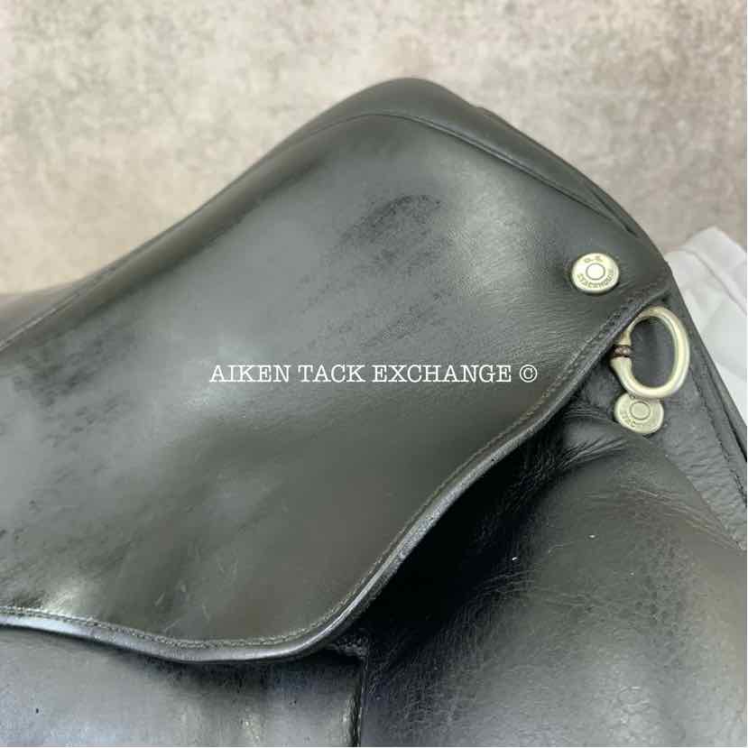 Stackhouse Monoflap Dressage Saddle, 17.5" Seat, Medium Narrow Tree, Wool Flocked Panels