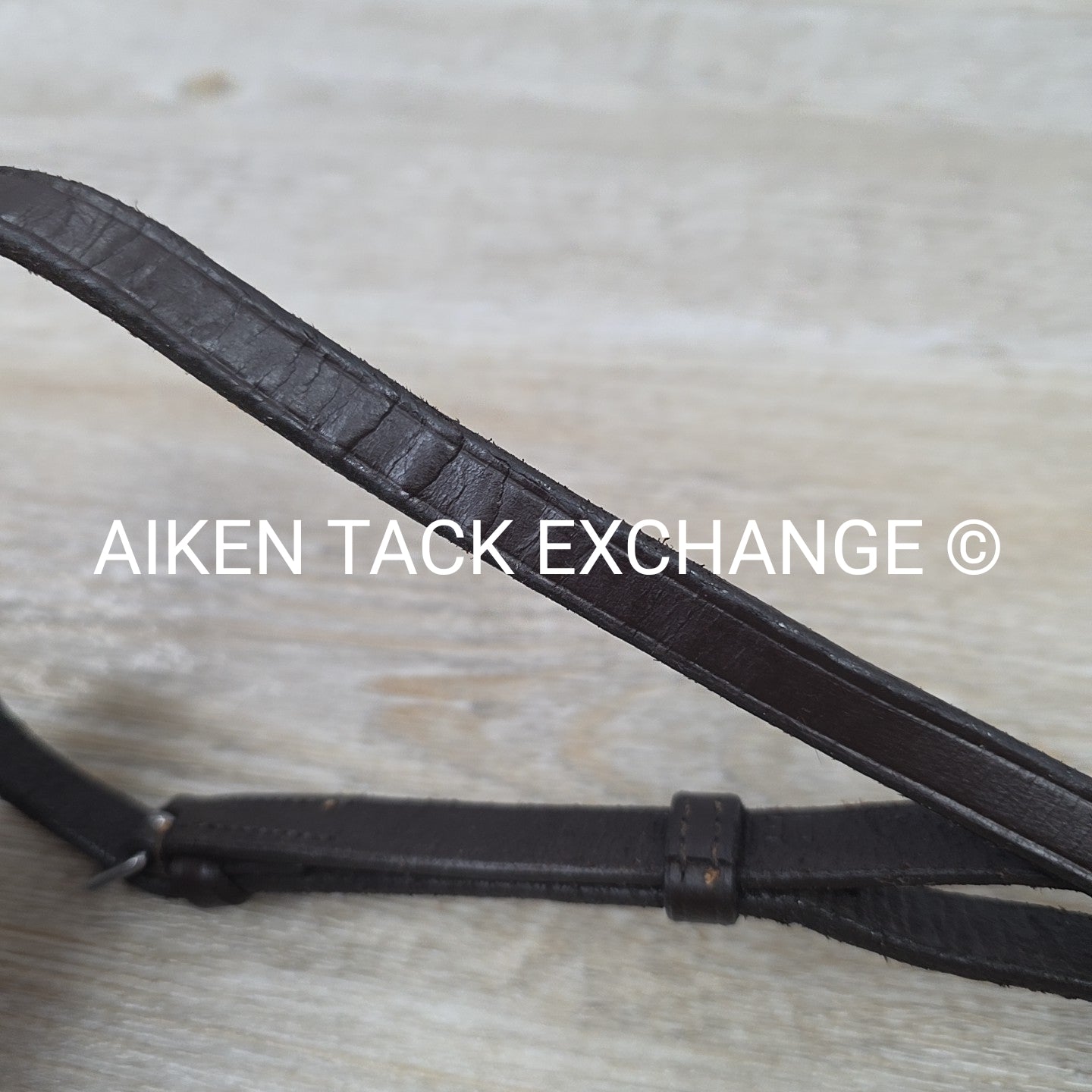 Plain Raised Flash Noseband, Brown, Size Full
