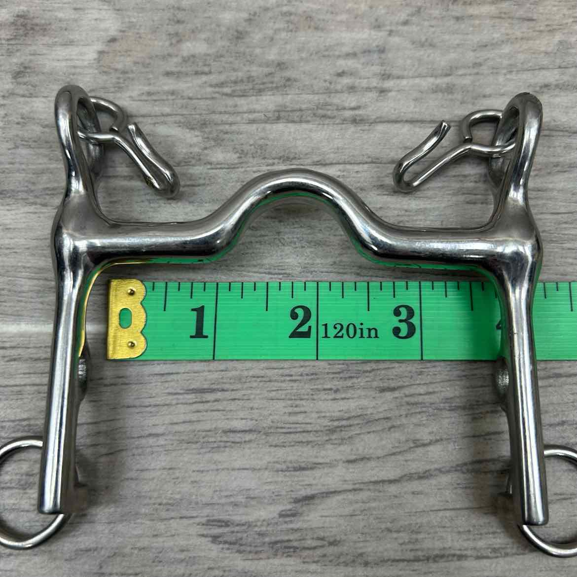 Mullen Mouth Pony Weymouth Bit 3.5" (No Curb Chain)